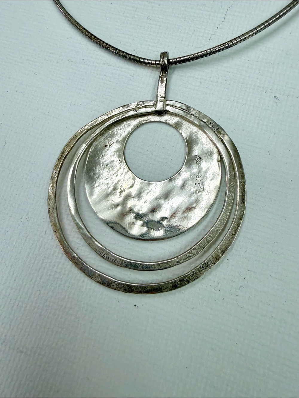 Silpada Sterling Silver Circular Pendant (Necklace is not real silver) jewelry